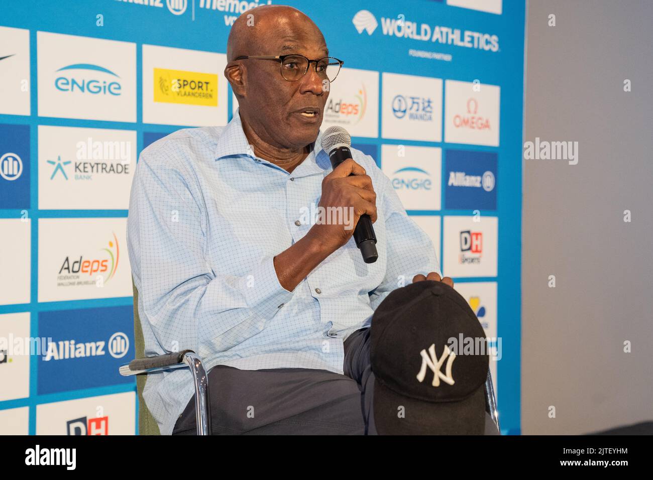 Brussels, Belgium, 30 August 2022. Coach Bob Kersee pictured during a