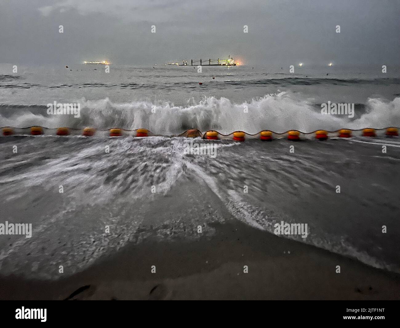 Bulk carrier sinking off eastside coastline, Gibraltar 30th August