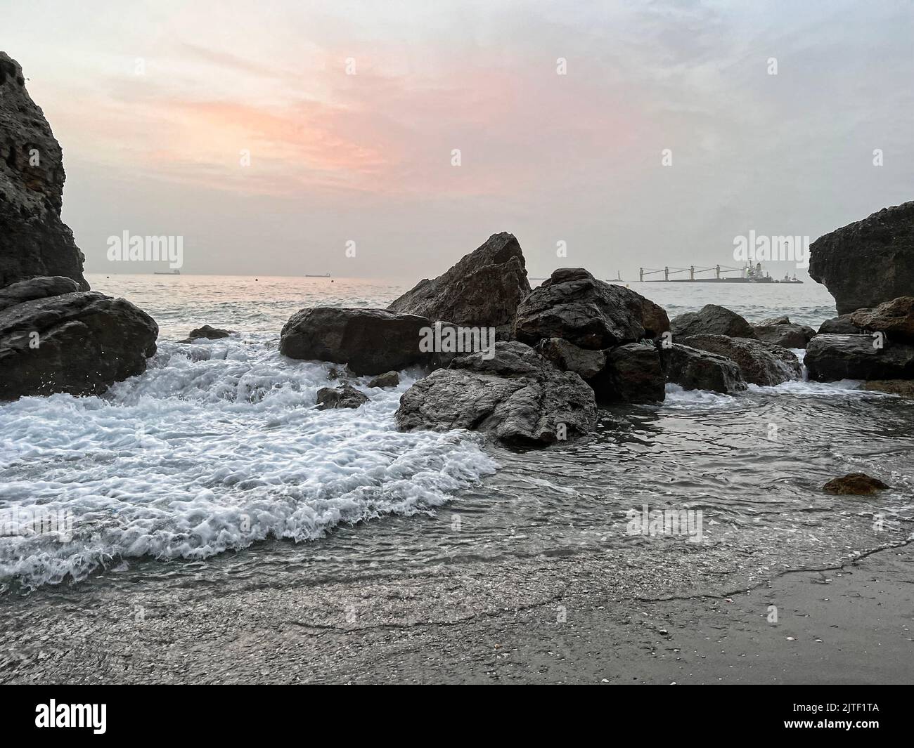 Bulk carrier sinking off eastside coastline, Gibraltar 30th August