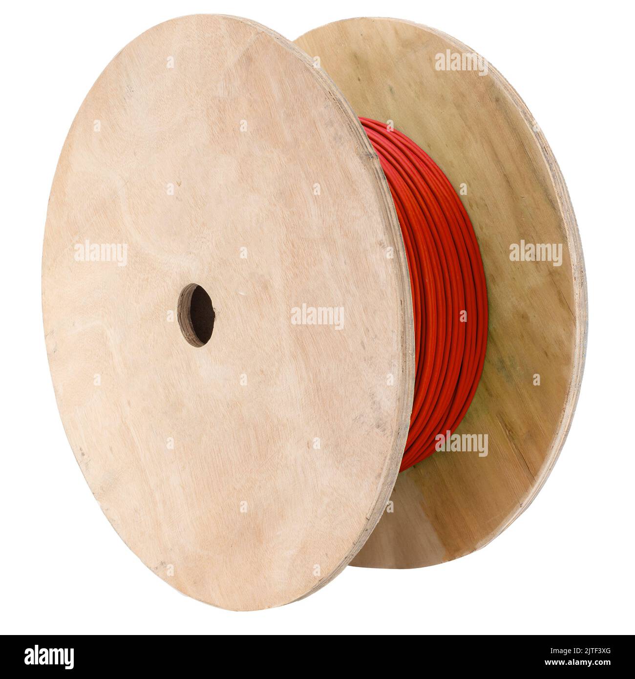 Drums of cable Cut Out Stock Images & Pictures - Alamy