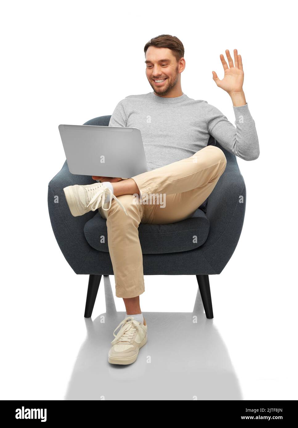 Man laptop hi hi-res stock photography and images - Alamy