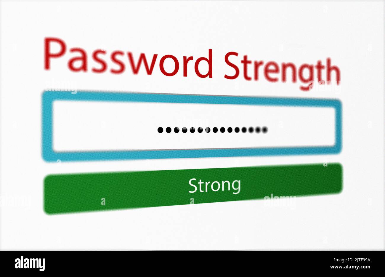 Close-up of computer password displayed on monitor Stock Photo - Alamy