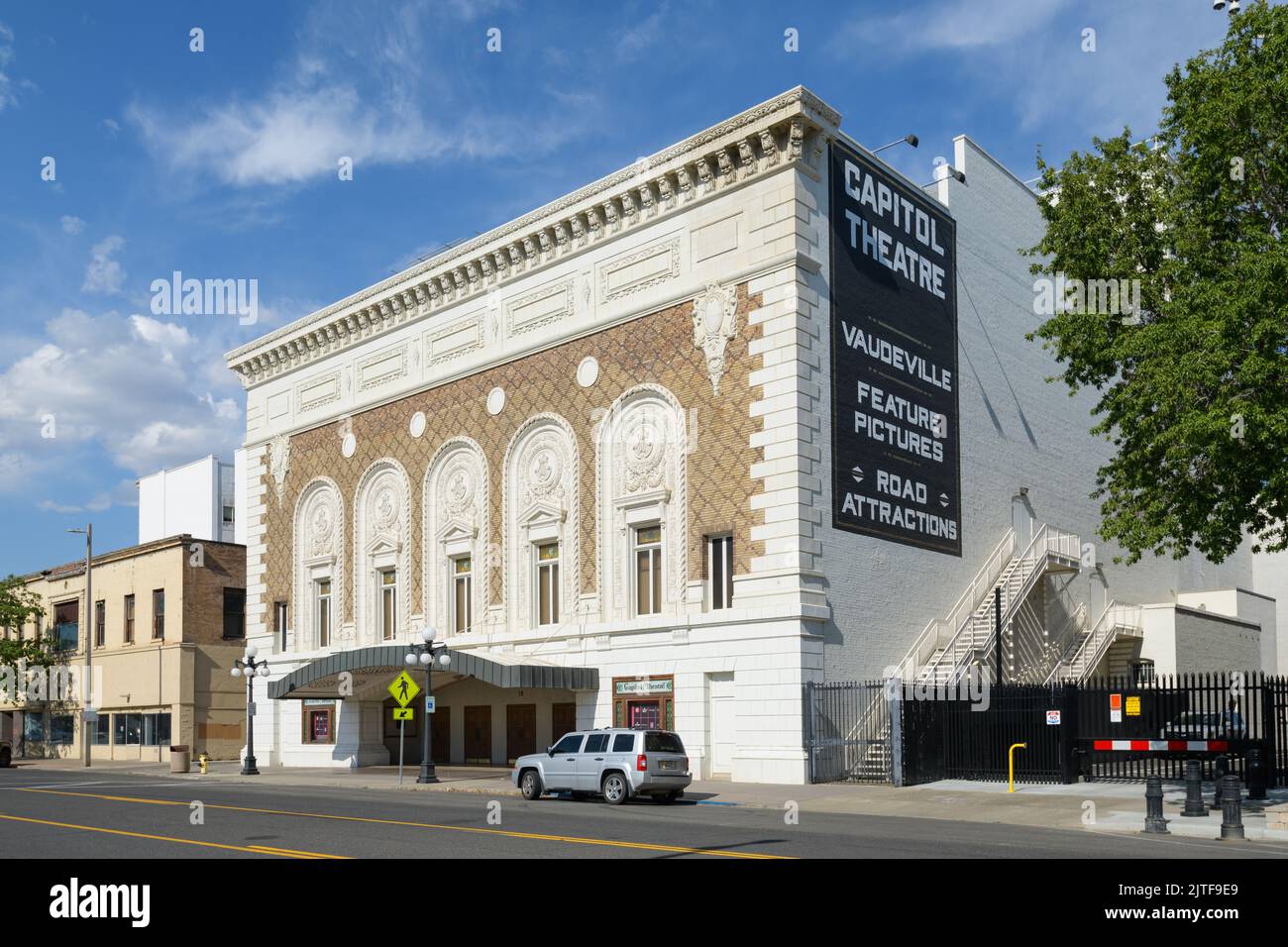 Yakima, WA, USA August 24, 2022; Capitol Theatre facade in downtown