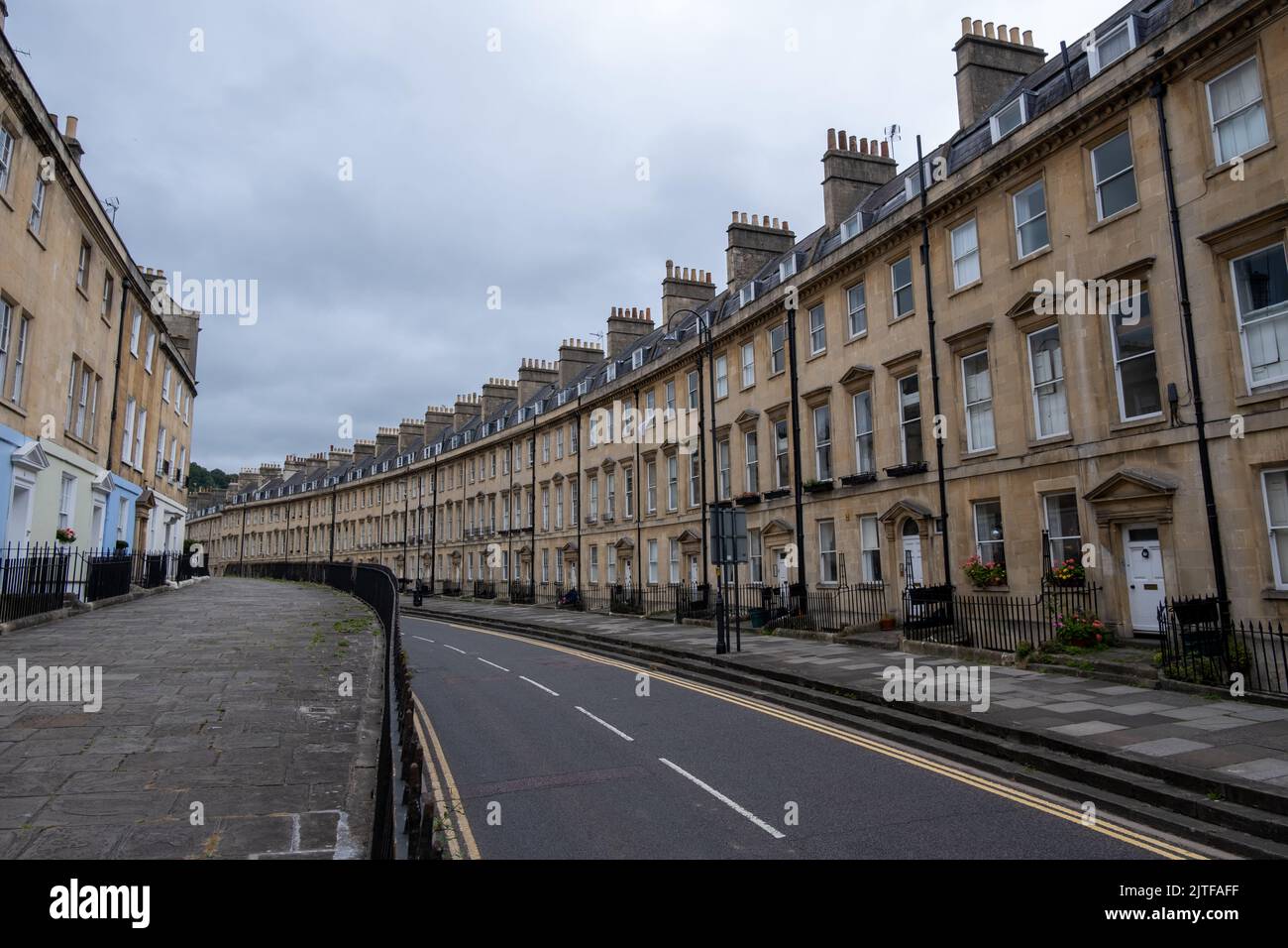townhouses in The Paragon, Bath, UK (Aug22 Stock Photo Alamy