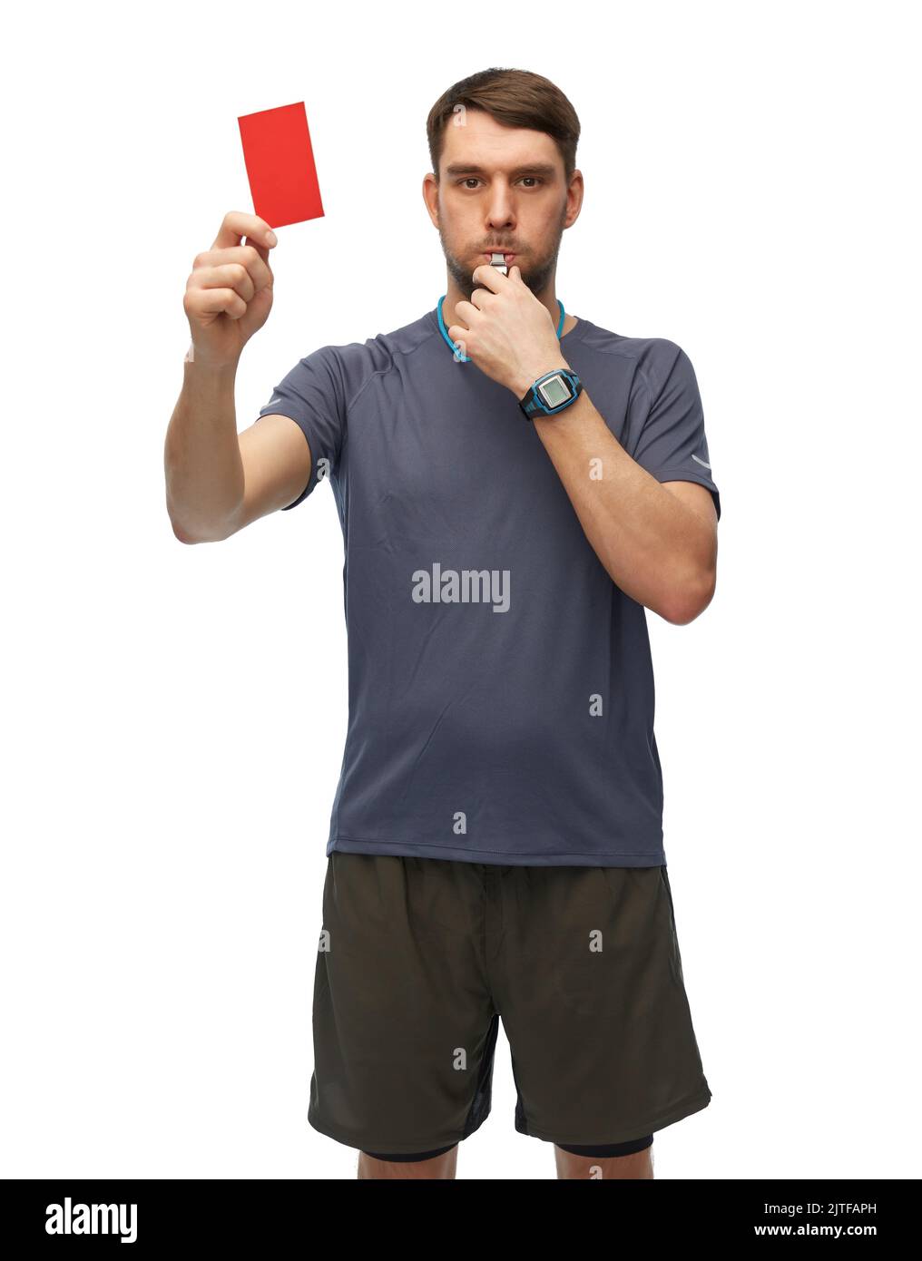 Caution football soccer referee Cut Out Stock Images & Pictures Alamy
