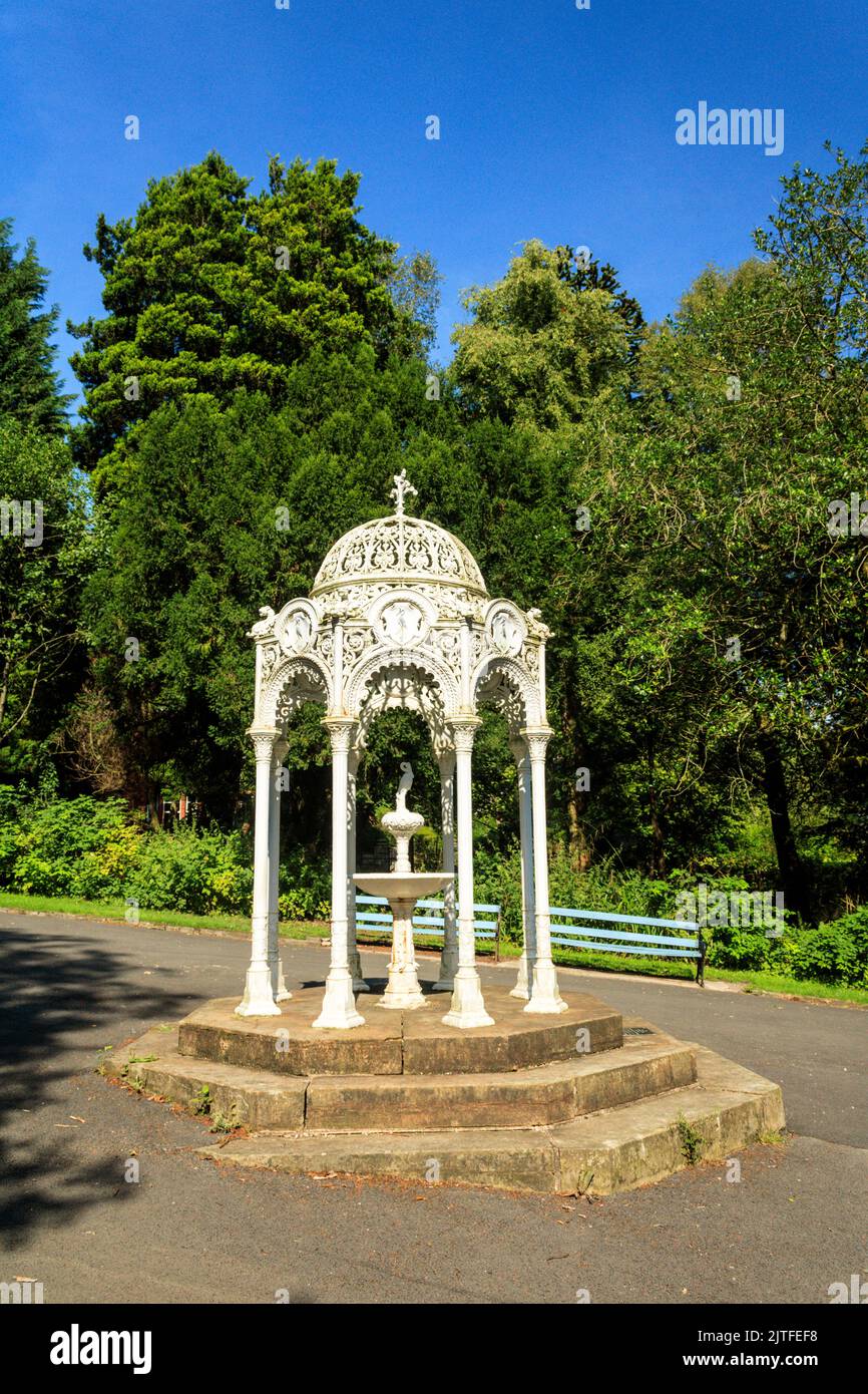 Drinking fountain. Whitehall Park, Darwen Stock Photo Alamy