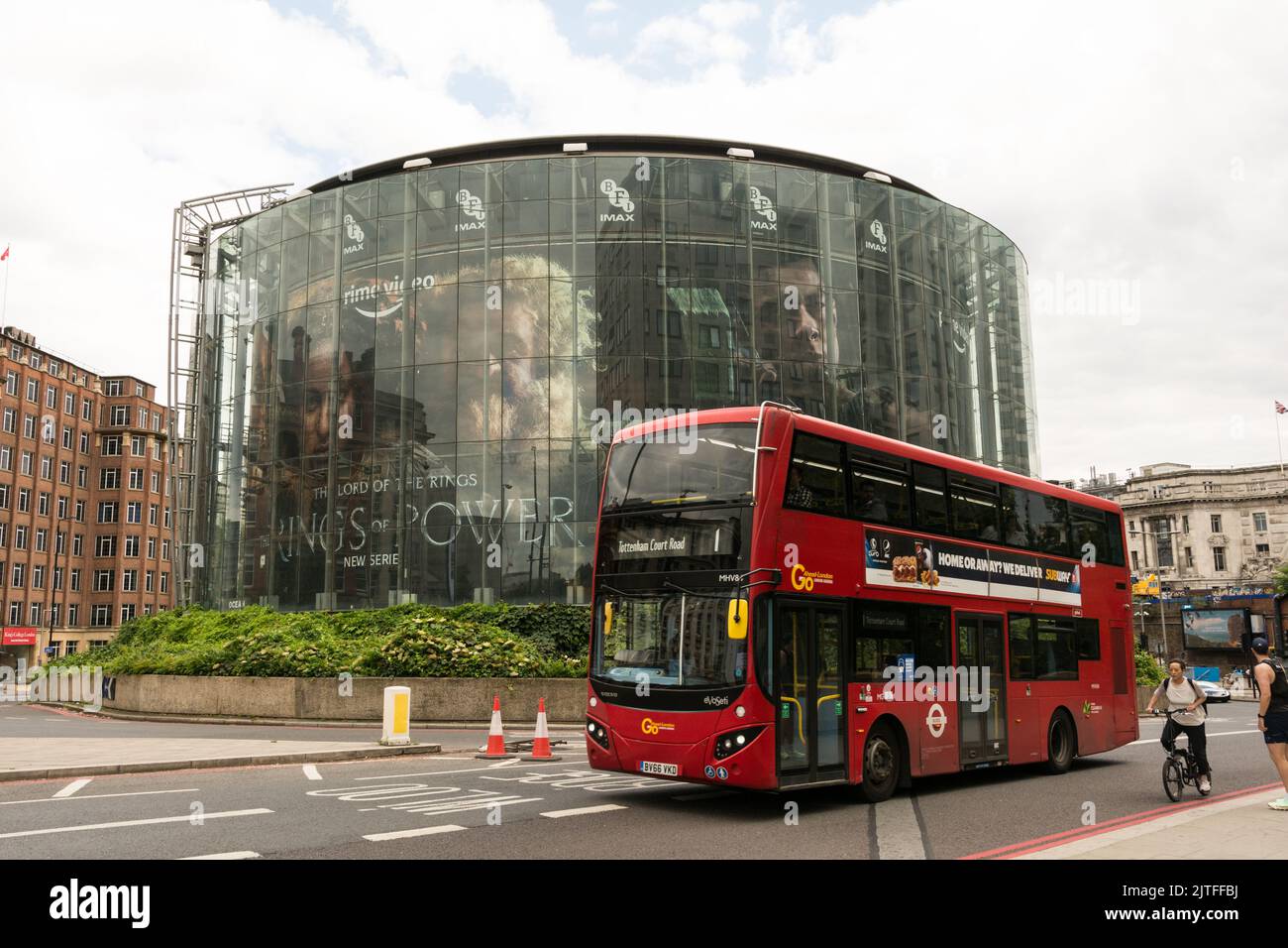 Imax Cinema on London's Southbank, Waterloo, Lambeth, London, England, UK Stock Photo