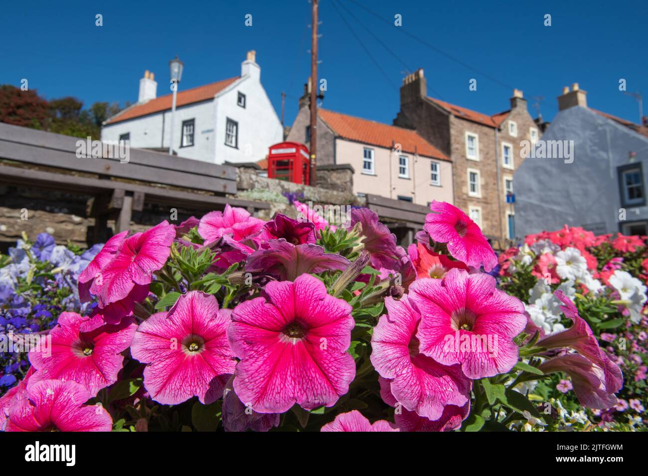 Cellardyke, historic fishing village in Fife Scotland, UK Stock Photo