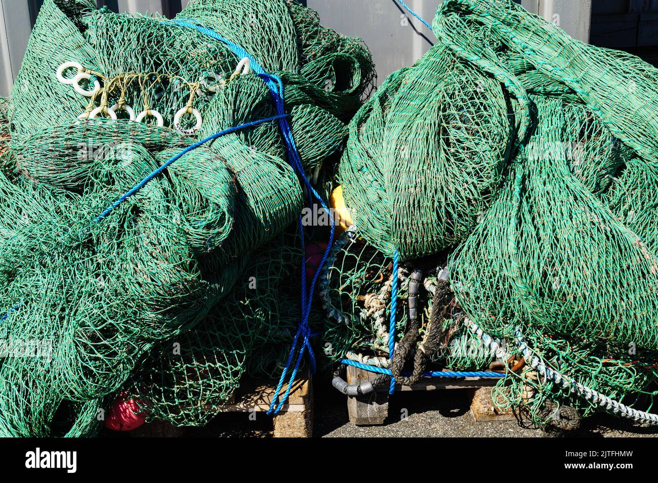 Fishing gear in the European Baltic Sea Stock Photo Alamy