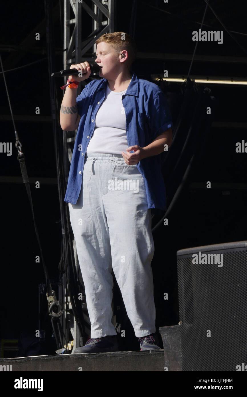 Kae Tempest Rapper London England UK 28th August 2022 Kae Tempest Performance at All ...