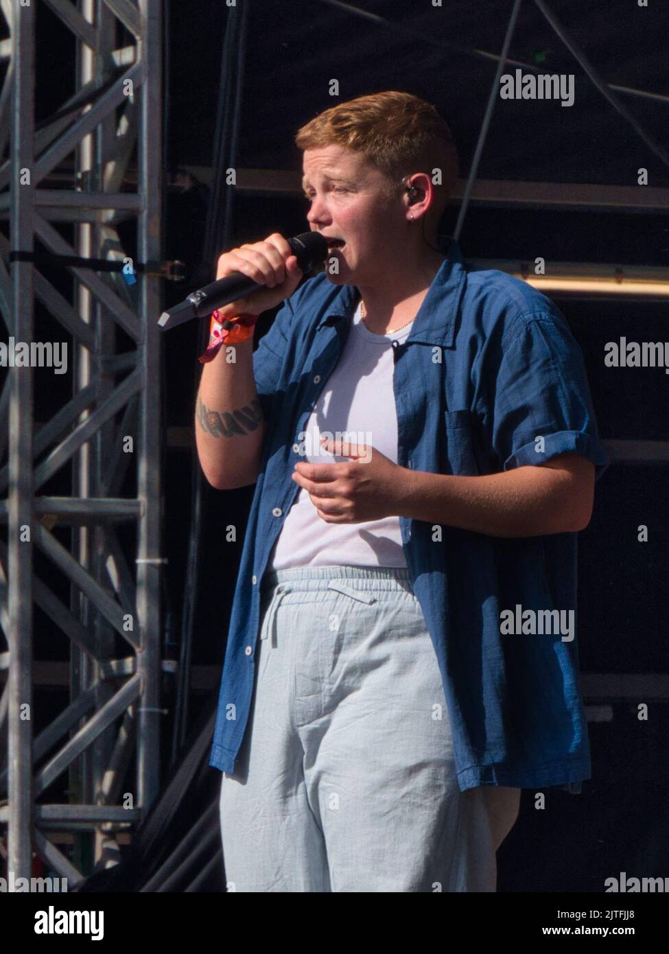 London England UK 28th August 2022 Kae Tempest Performance at All