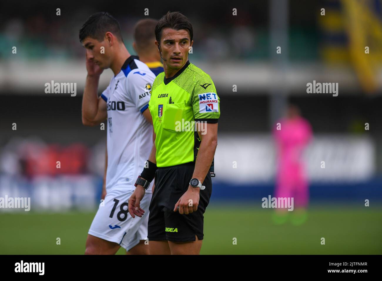 Marcantonio Bentegodi stadium, Verona, Italy, August 28, 2022, The