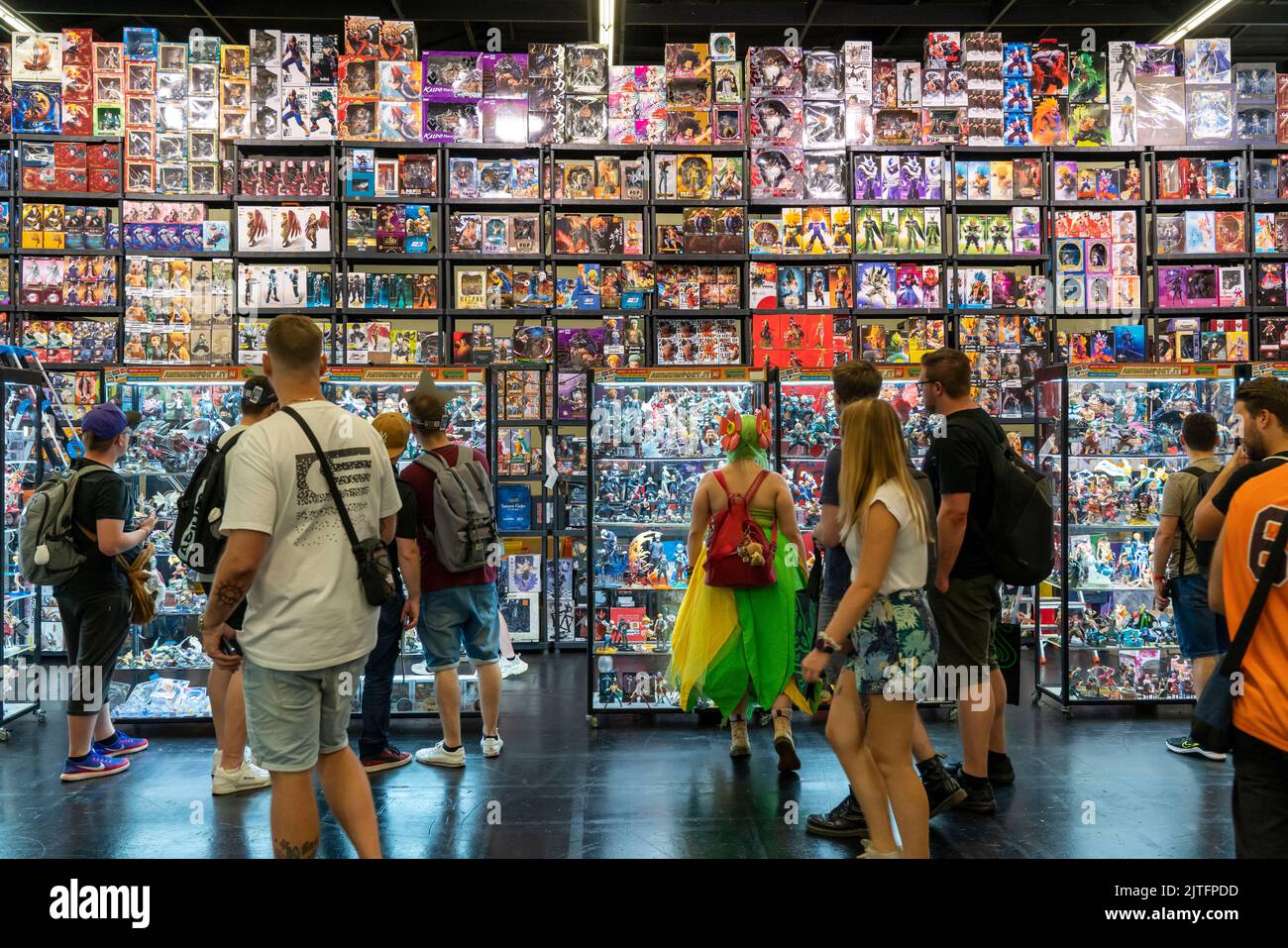 the world's largest trade fair for video and computer games, sales stands for video