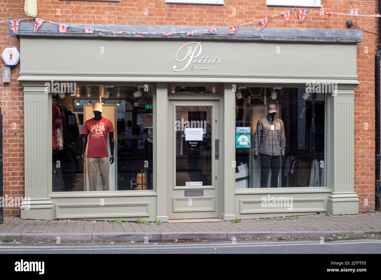Petits Menswear in Wallingford Stock Photo