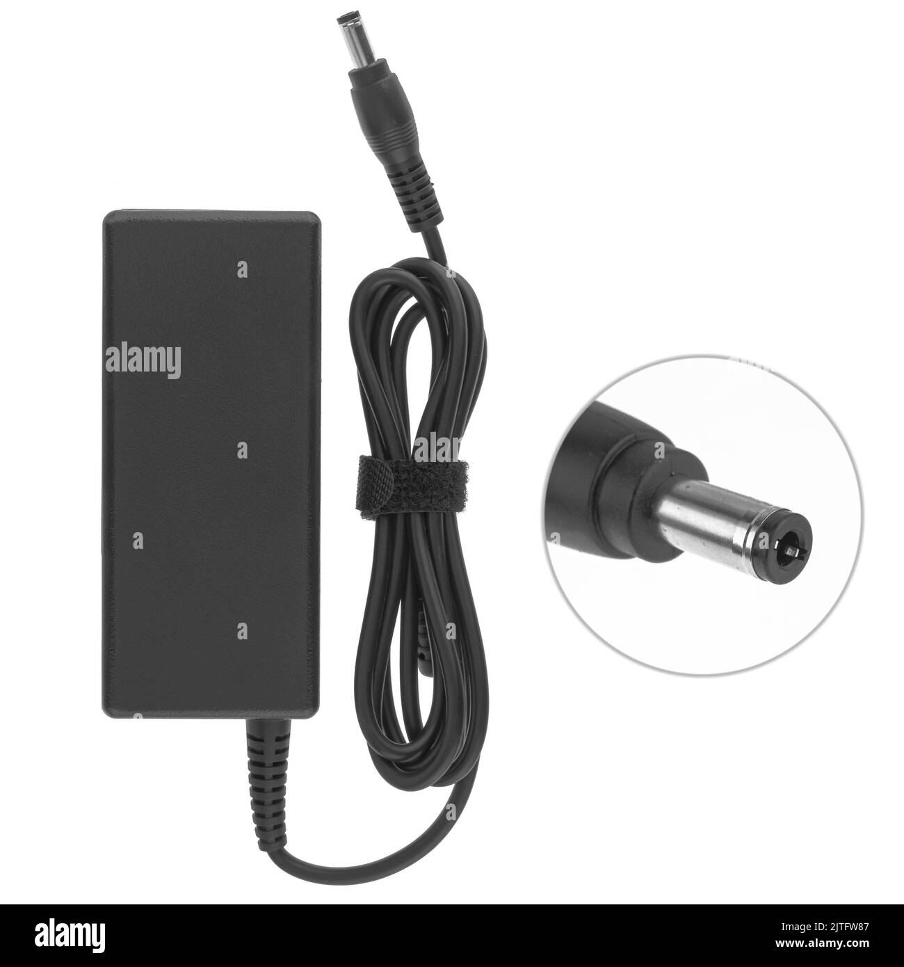 laptop power adapter, computer accessory, isolated on white background