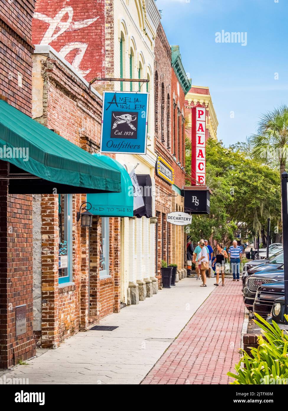 Centre Street in the Village of Fernandina Beach on Amelia Island