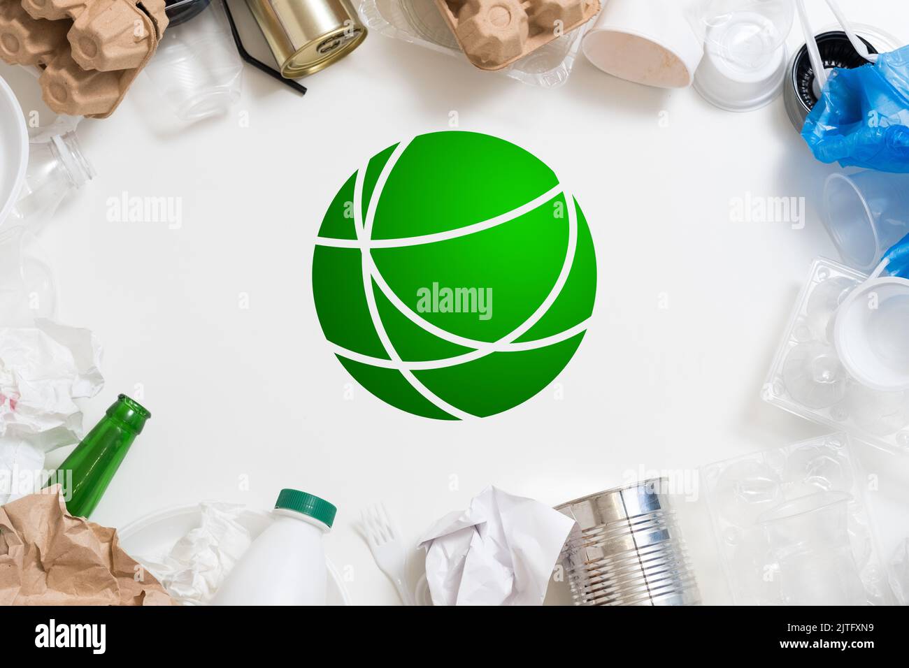 waste management sorting environmental protection Stock Photo Alamy