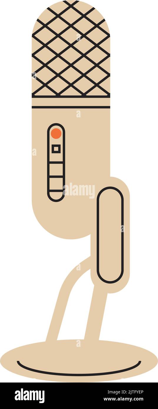 microphone audio device tech Stock Vector Image & Art - Alamy