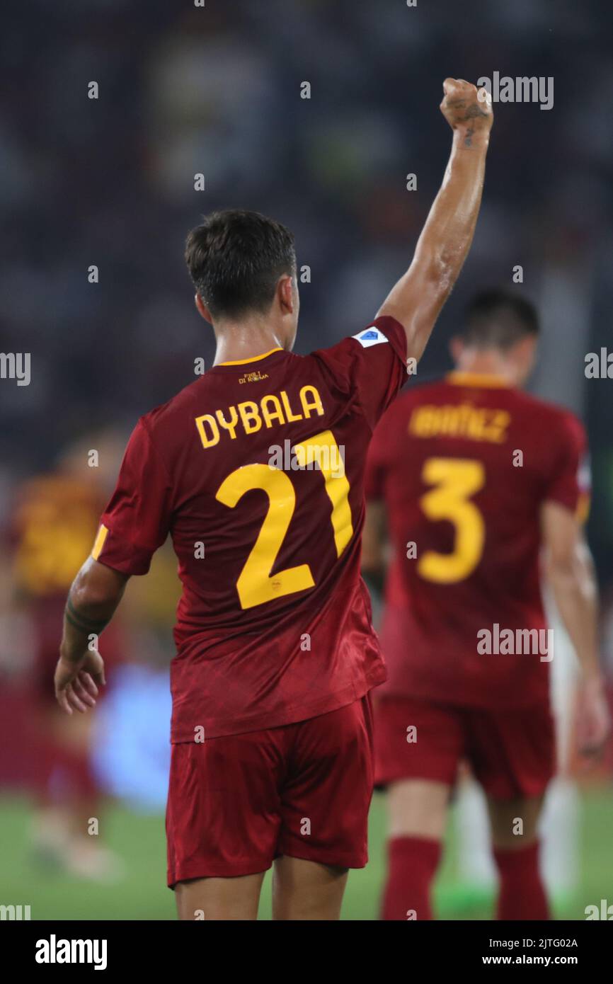 Rome, Italy. 30th Aug, 2022. ROME, Italy - 30.08.2022: Paulo Dybala (AS ...