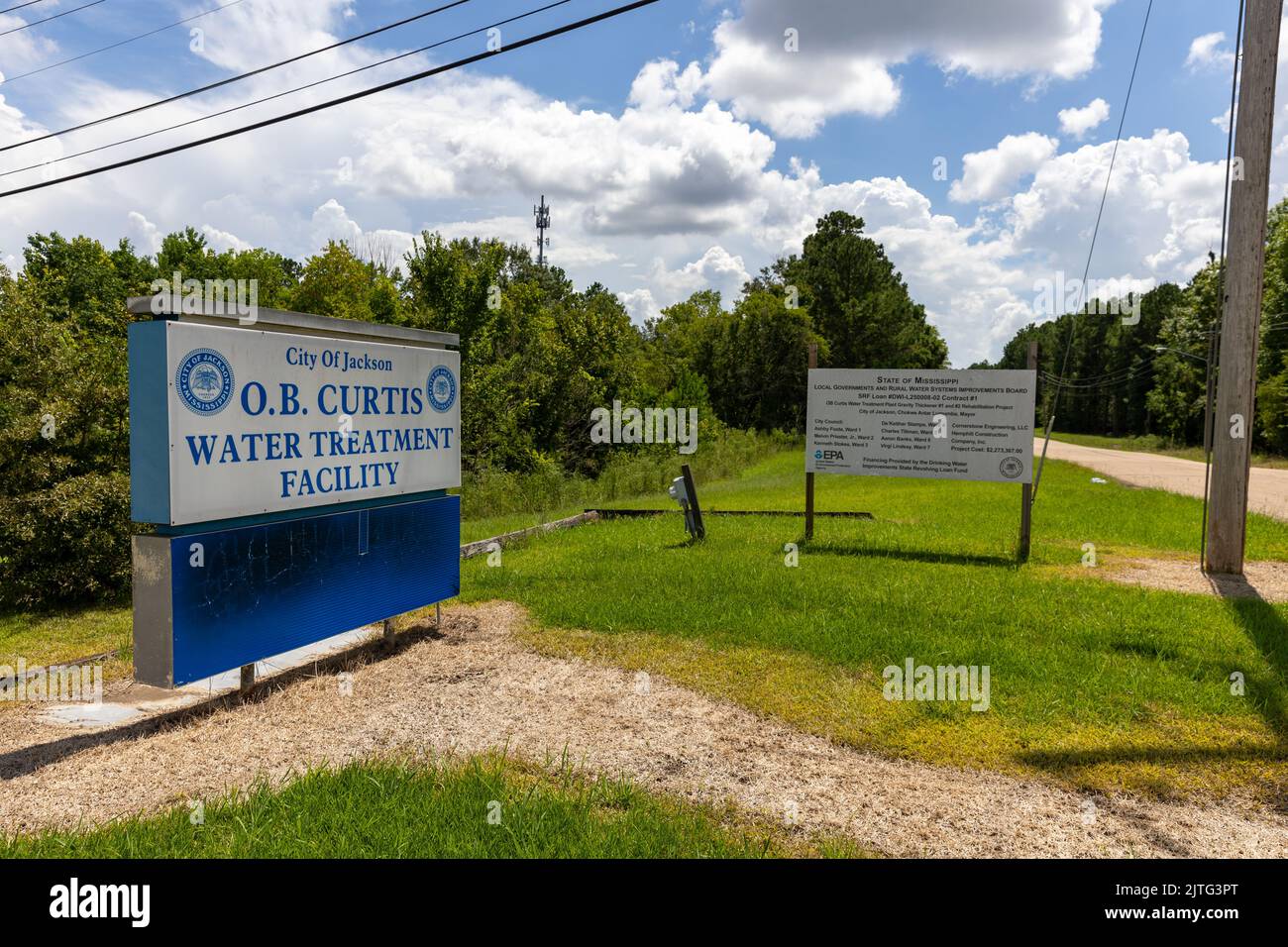Jackson, MS August 30, 2022 The O.B. Curtis Water Treatment Facility