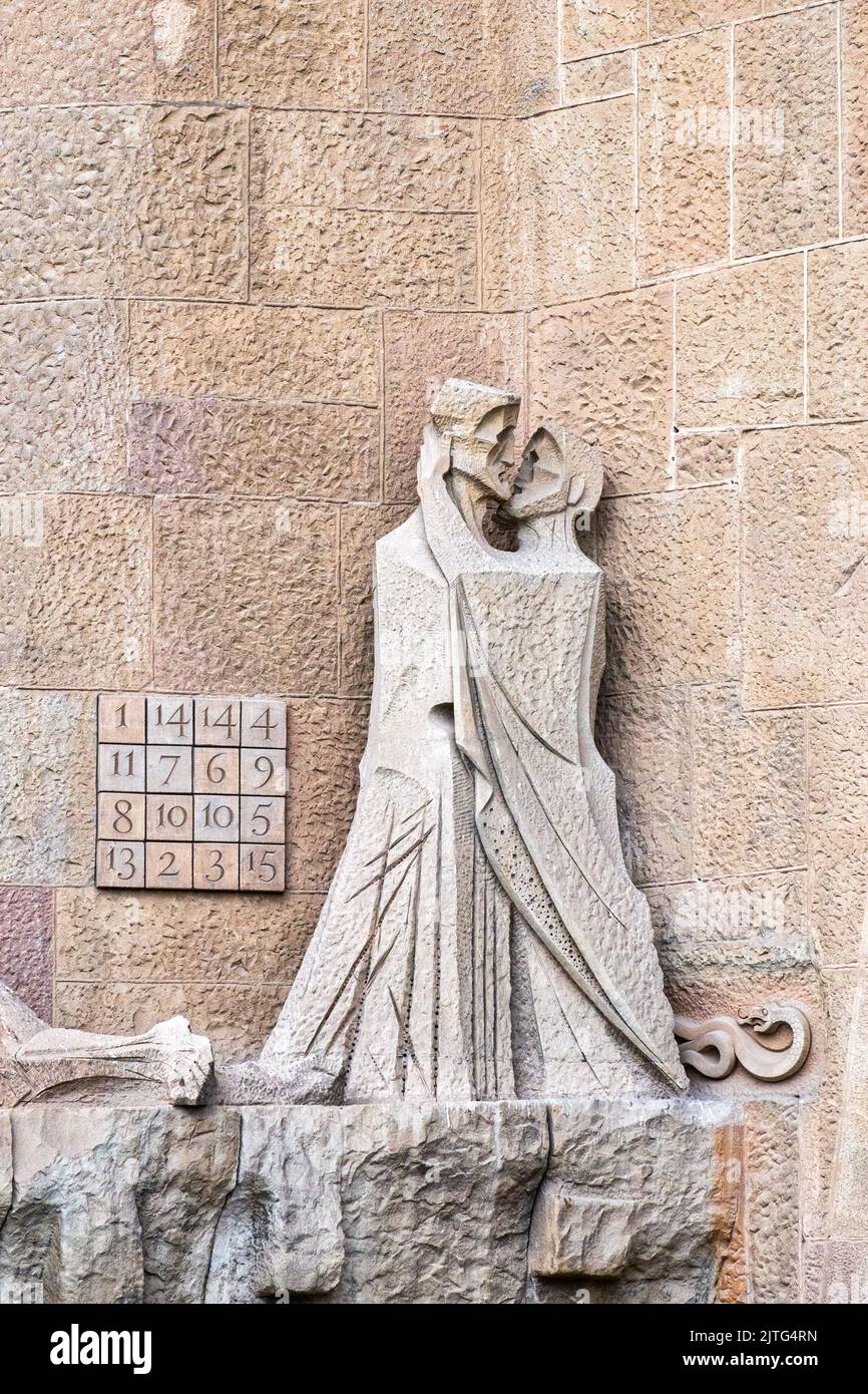 La Sagrada Familia, Barcelona, Spain, 2022 Stock Photo