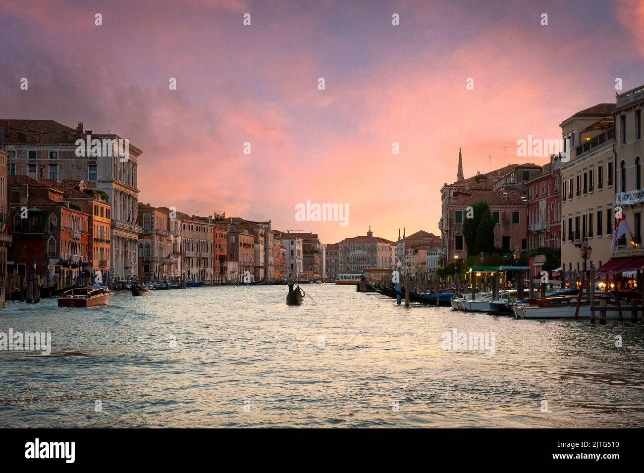 Venice at the Sunset Stock Photo - Alamy