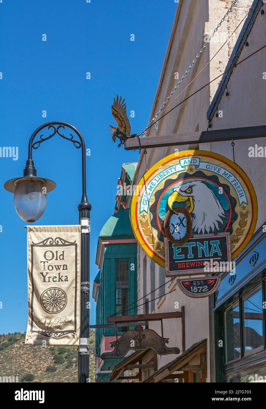 California, Yreka, Old Town Stock Photo Alamy