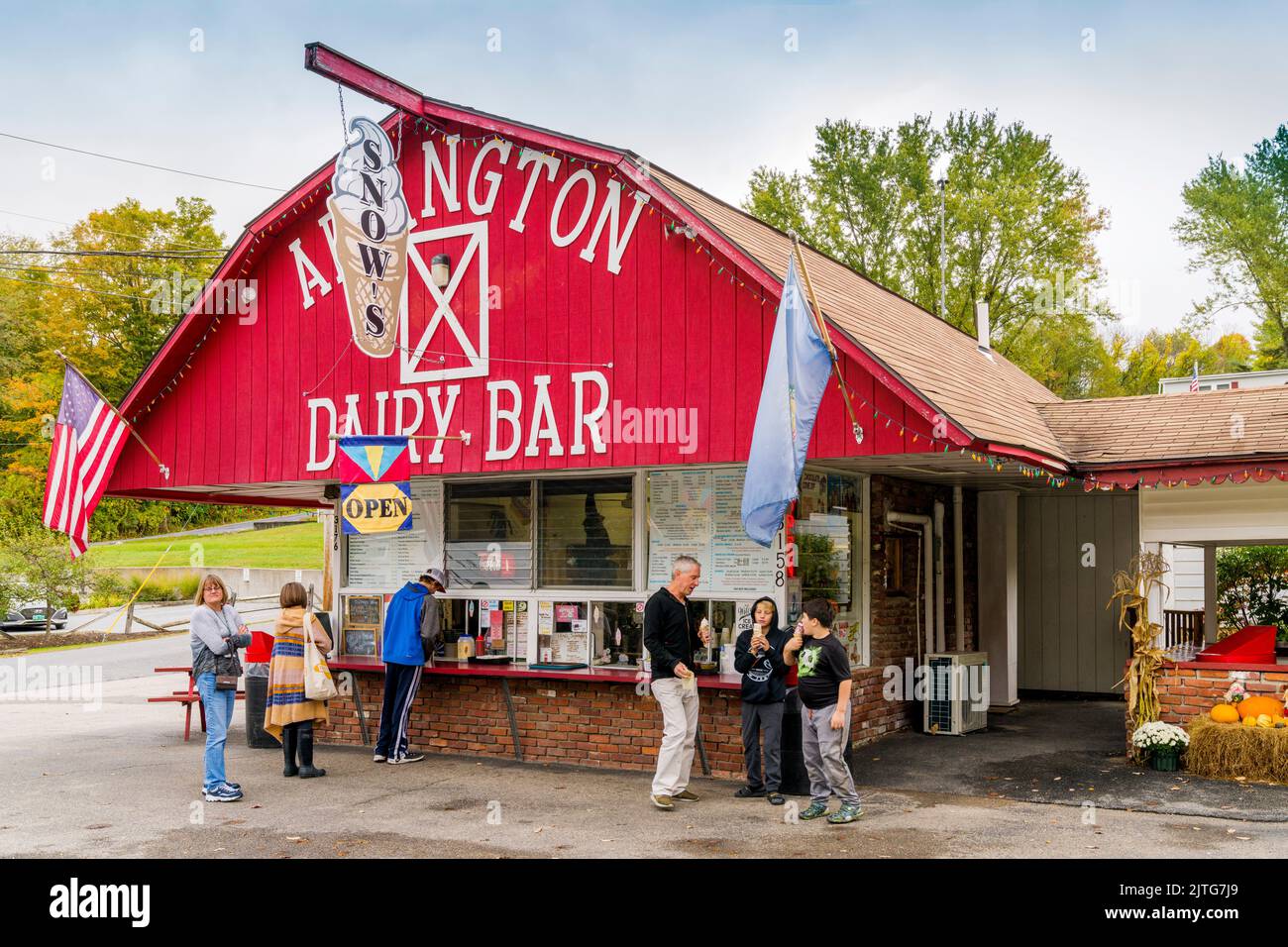 Arlington Diner, Vermont,New England,USA Stock Photo Alamy