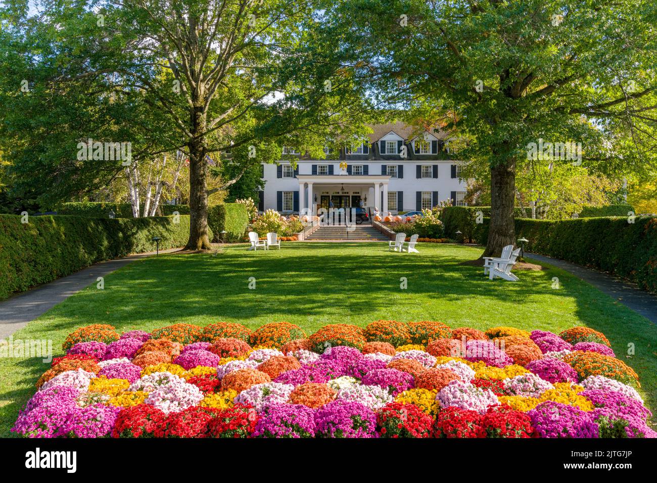 Woodstock Inn, Woodstock Vermont,New England,USA Stock Photo Alamy