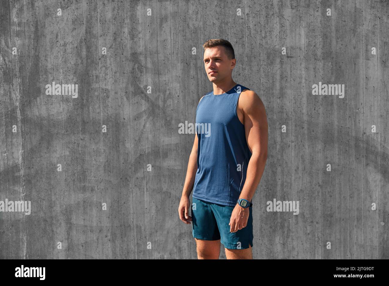 Portrait athlete sportsman hi-res stock photography and images - Alamy
