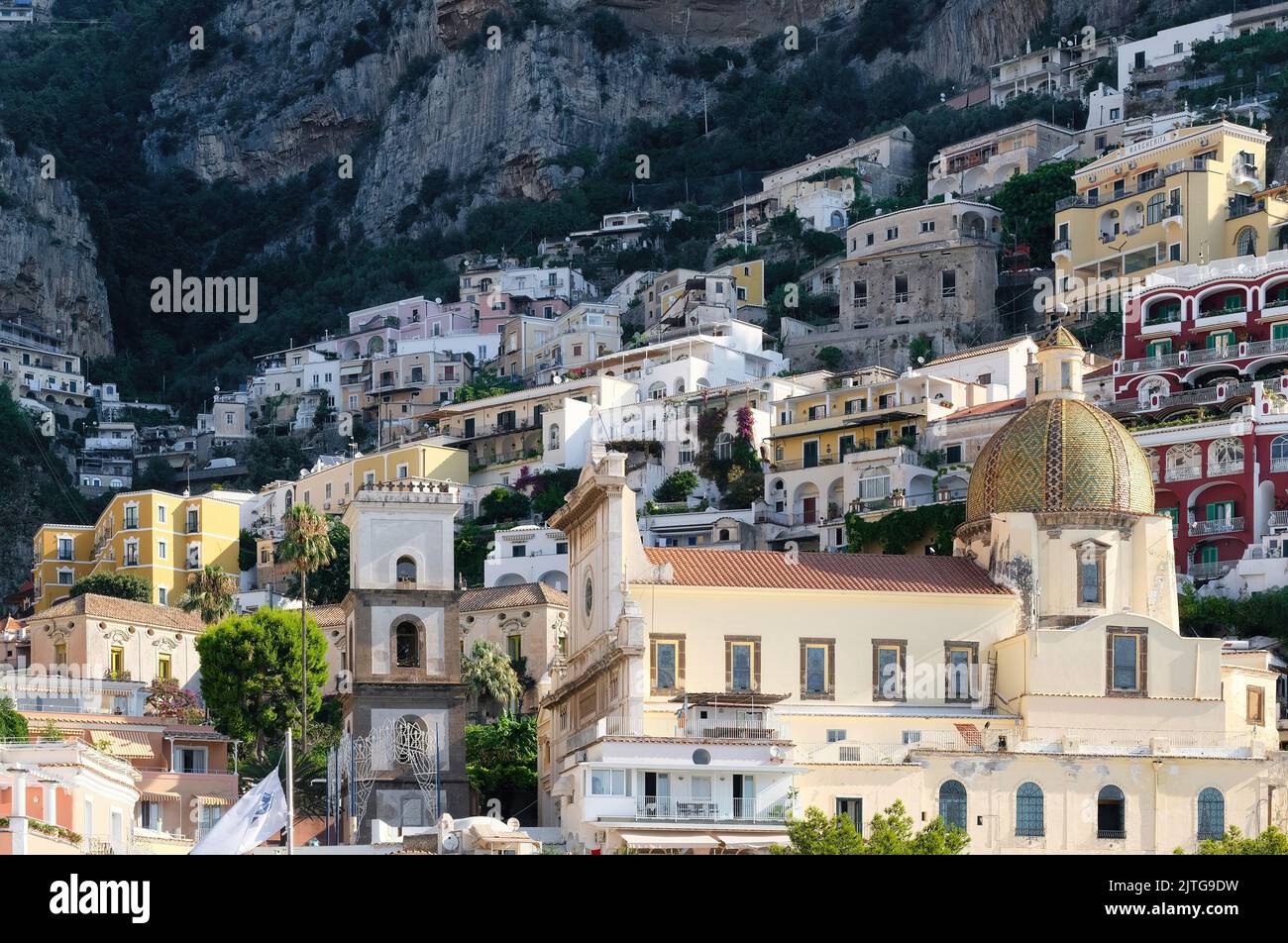 Panoramic view of the most beautiful town on the Amalfi Coast the