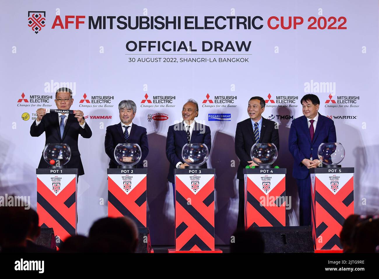 ASEAN Football Federation (AFF) President Gen Khiev Sameth conducts the