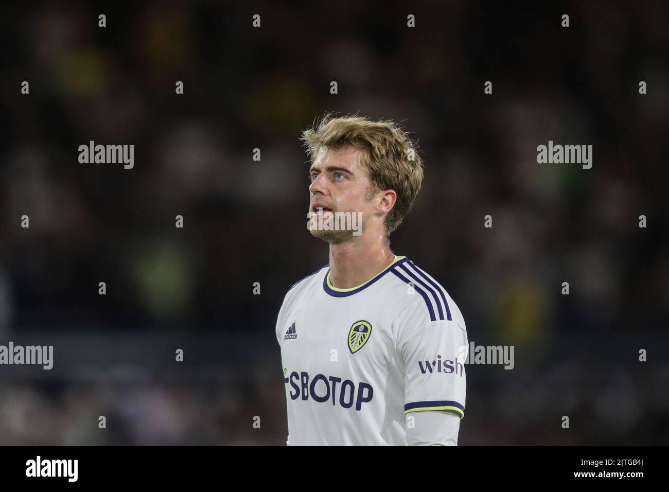Patrick Bamford #9 of Leeds United during the Premier League match Leeds United vs Everton at Elland Road in Leeds, UK, 30th August 2022 Stock Photo