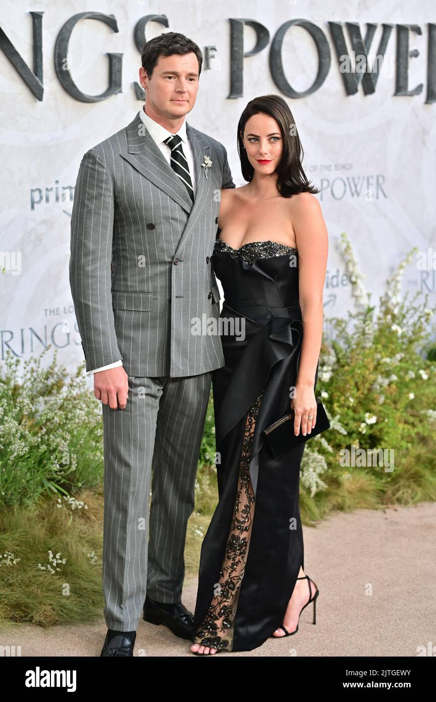 London, UK. - 30th August 2022. Benjamin Walker and Kaya Scodelario