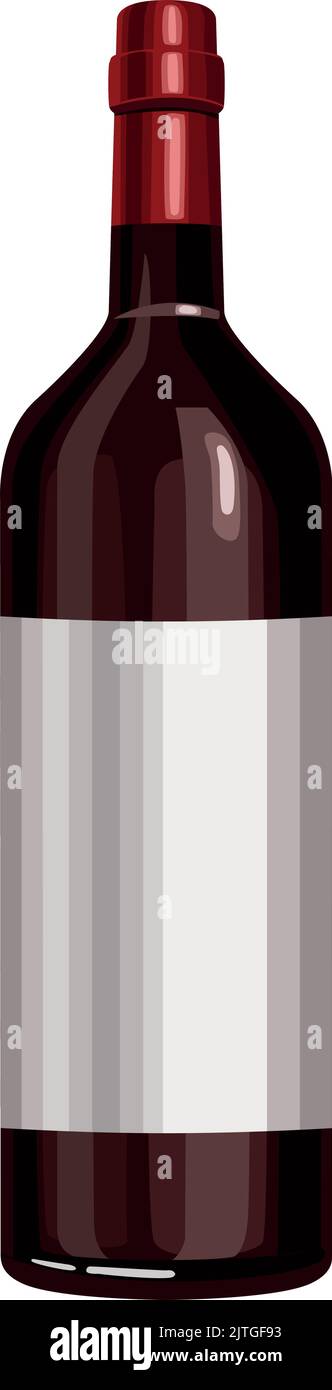 wine red bottle Stock Vector Image & Art - Alamy