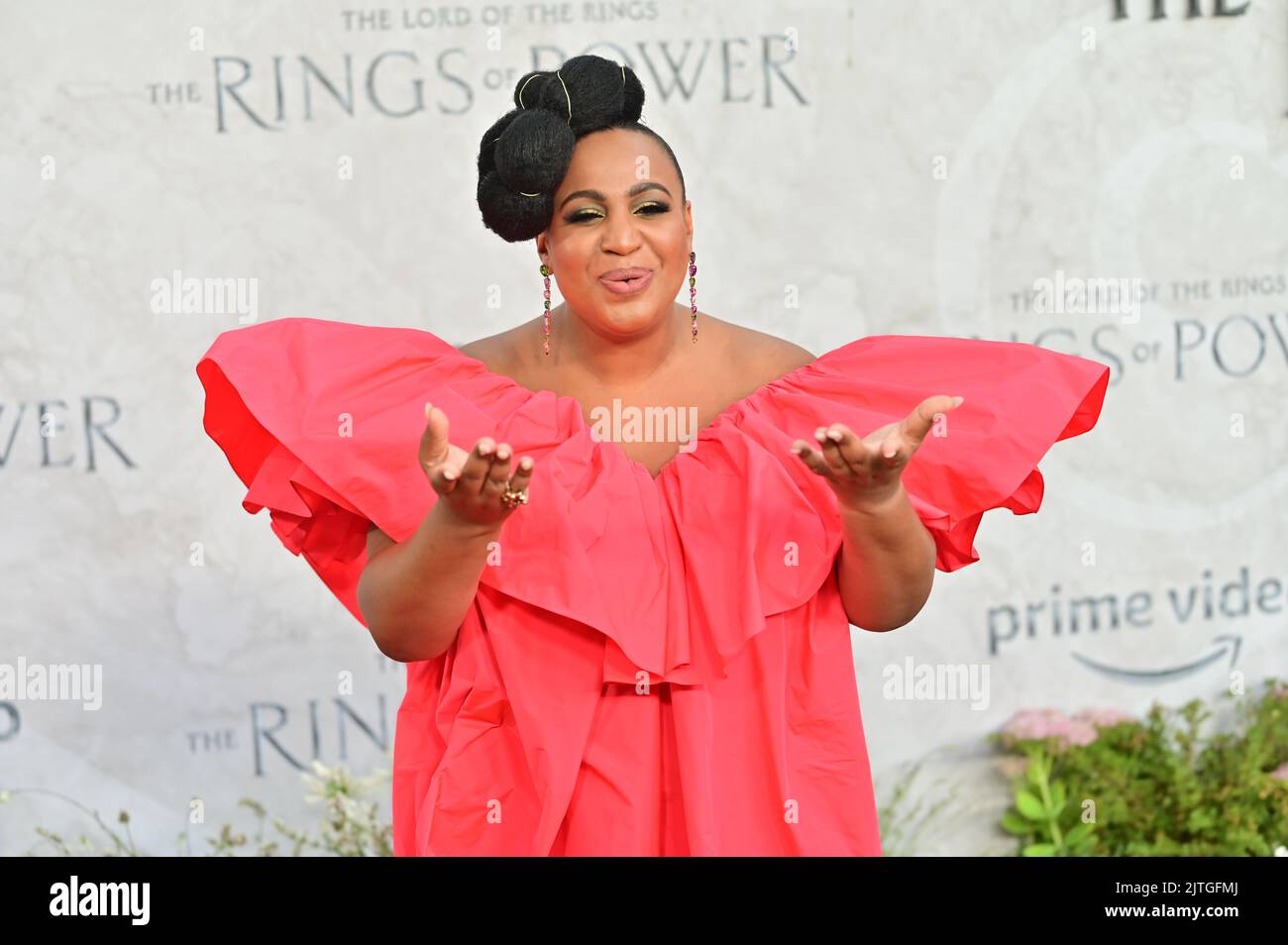 London, UK. - 30th August 2022. Sophia Nomvete arrives at The Lord of