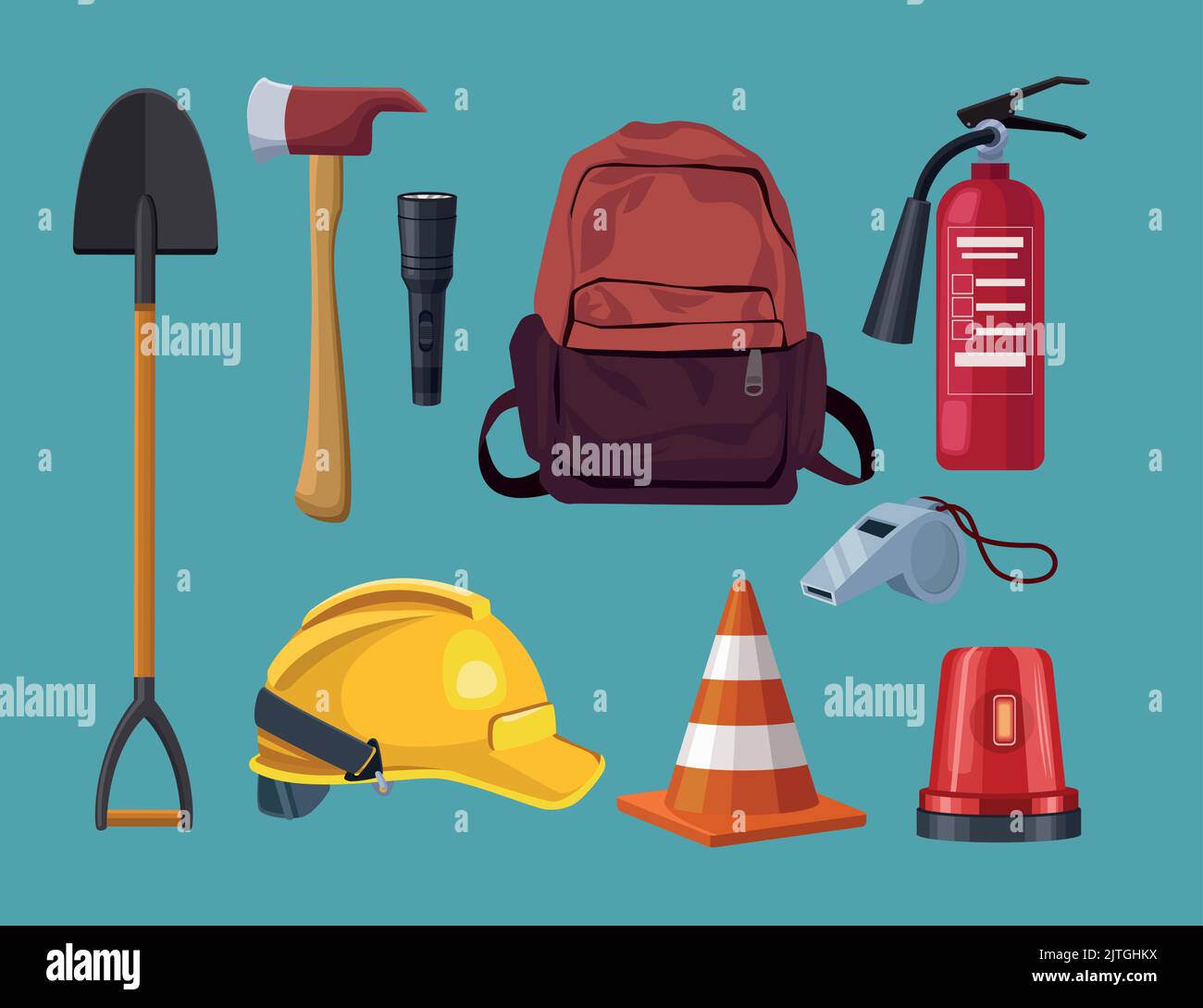 eight emergency service icons Stock Vector Image & Art - Alamy