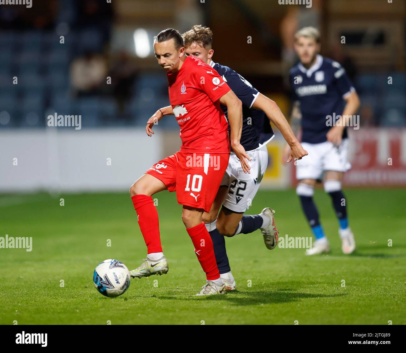 30th August 2022; Dens Park, Dundee, Scotland Scottish League Cup
