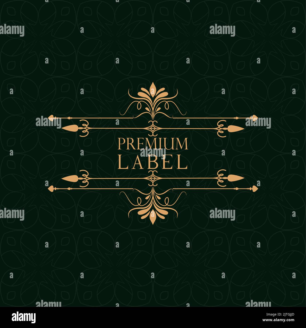 vintage premium golden label Stock Vector Image & Art - Alamy