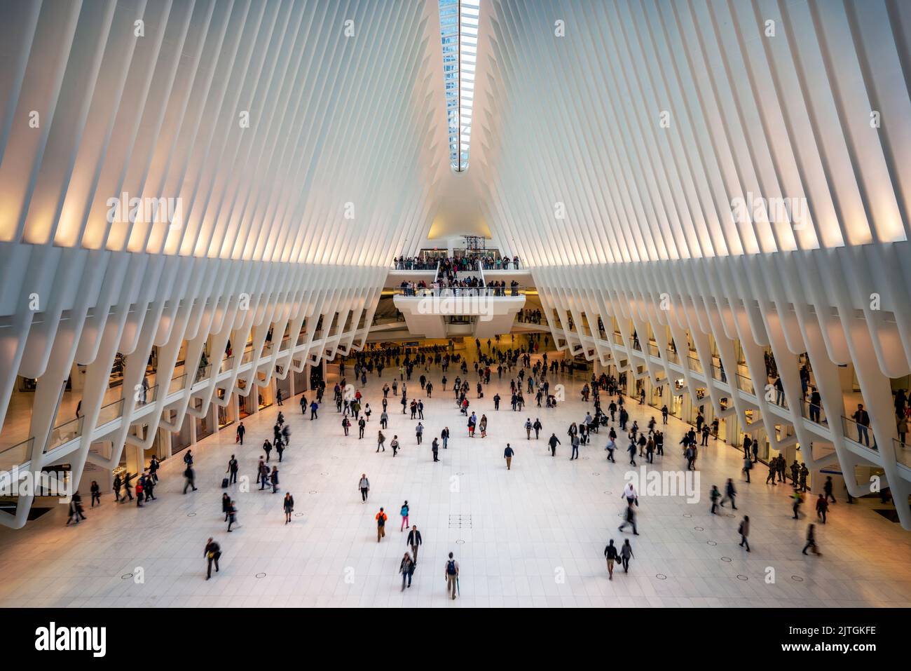 Oculus Train Station,Underground Manhatten,New York City, North America, USA Stock Photo