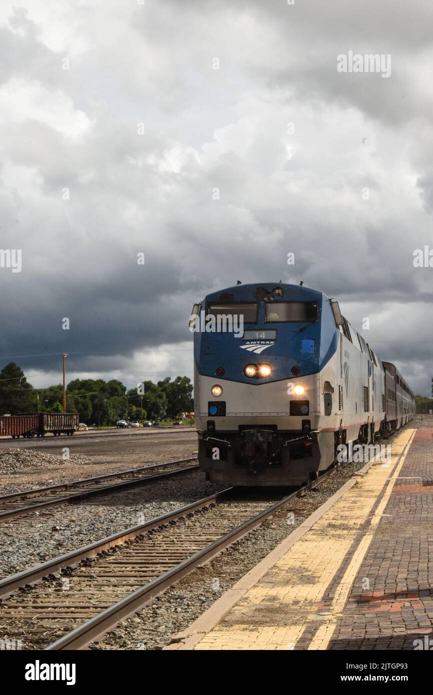 Amtrak's Southwest Chief in Las Vegas, NM USA Stock Photo Alamy