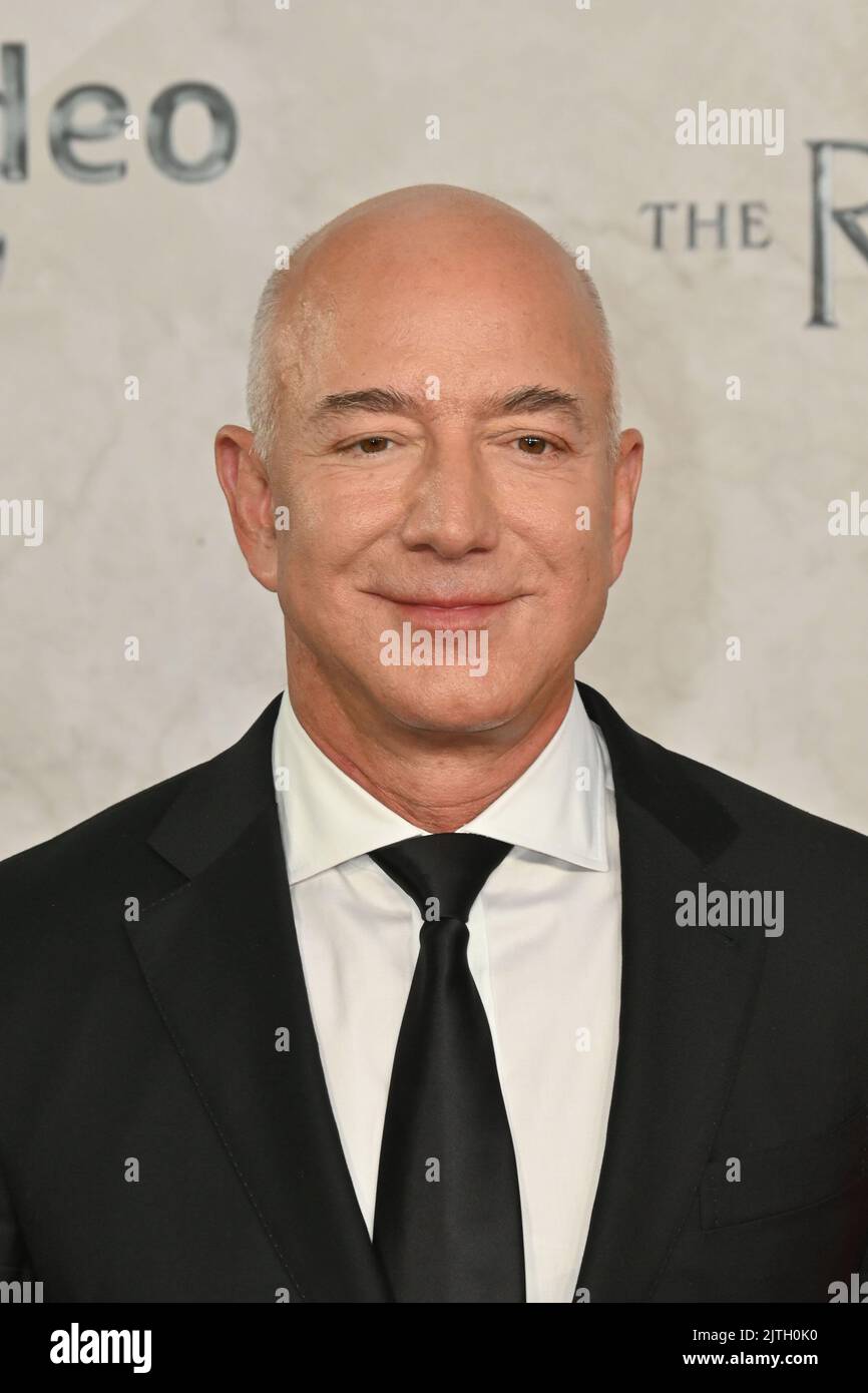Lord Bezos London, UK - 30 August 2022 Jeff Bezos at The Lord of the Rings, The ...
