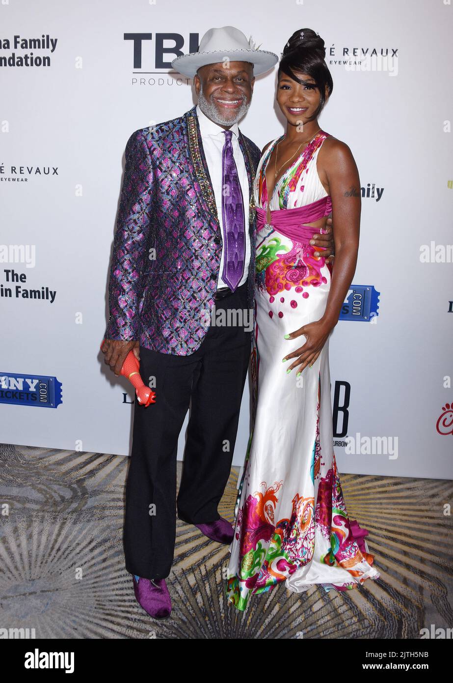 Michael Colyar arriving to the 2022 Harold and Carole Pump Foundation