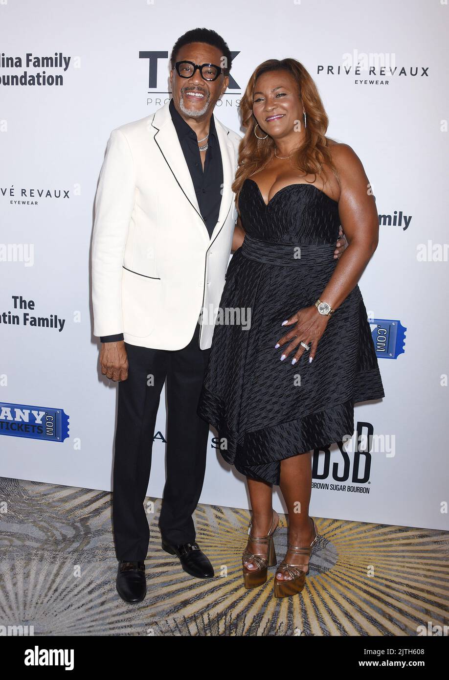 Judge Greg Mathis and Linda Mathis arriving to the 2022 Harold and ...