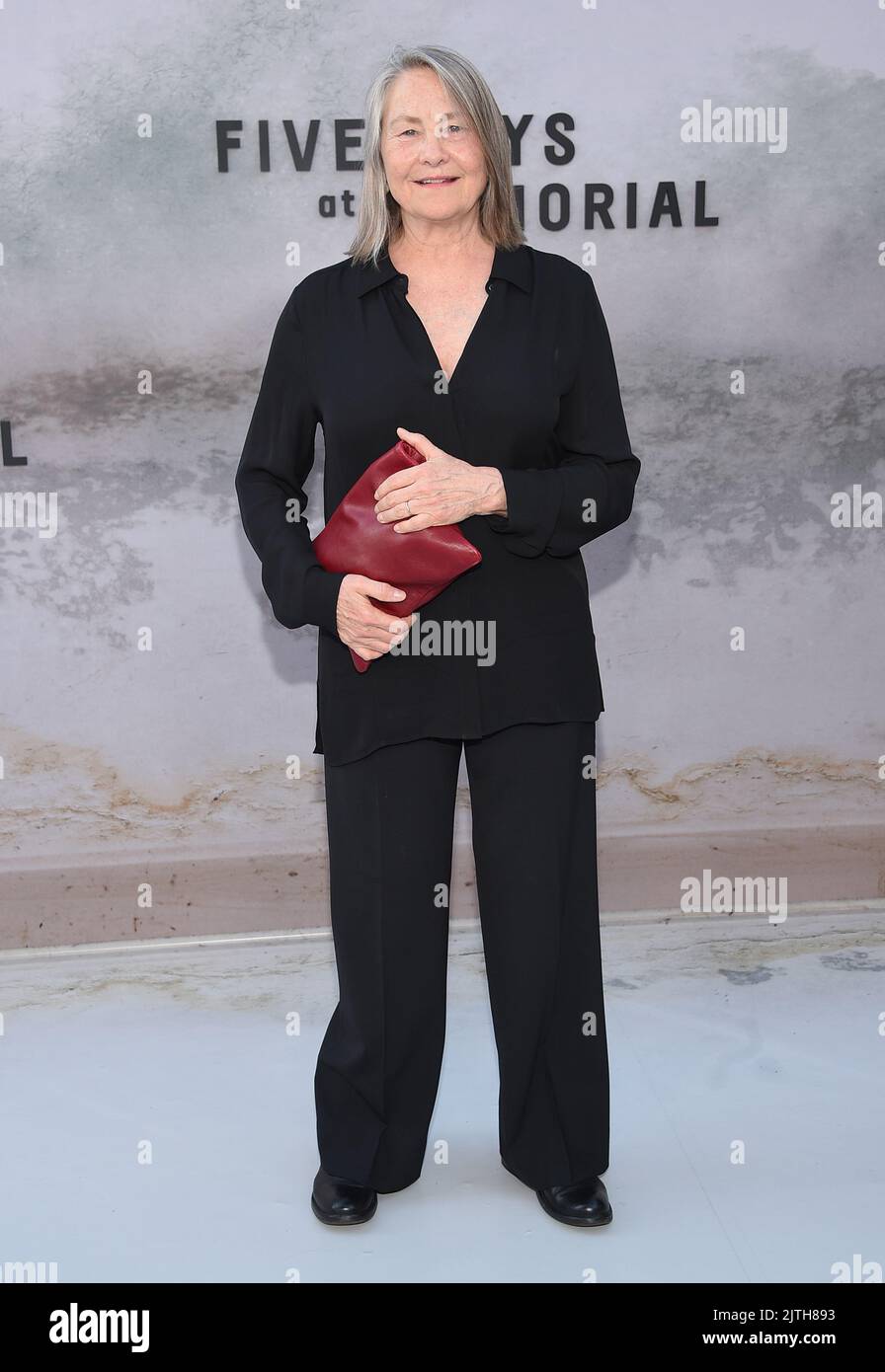 Cherry Jones arriving to the Apple TV+ Limited Series "Five Days at