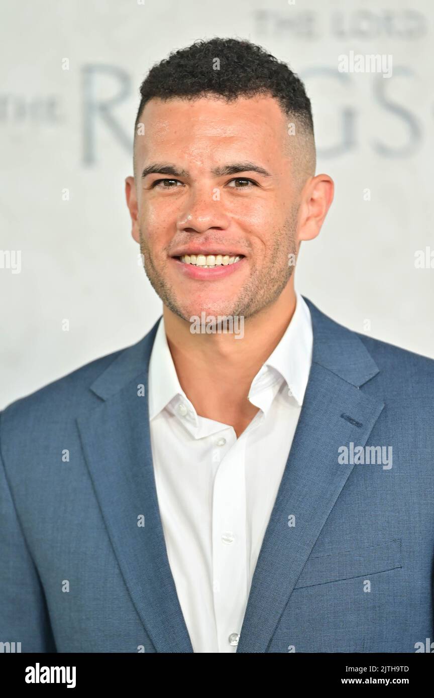 London, UK. - 30th August 2022. Julian Moore-Cook arrives at The Lord of the Rings: The Rings of Power' TV show premiere at the ODEON Luxe West End, Leicester square, London, UK. - 30th August 2022. Stock Photo