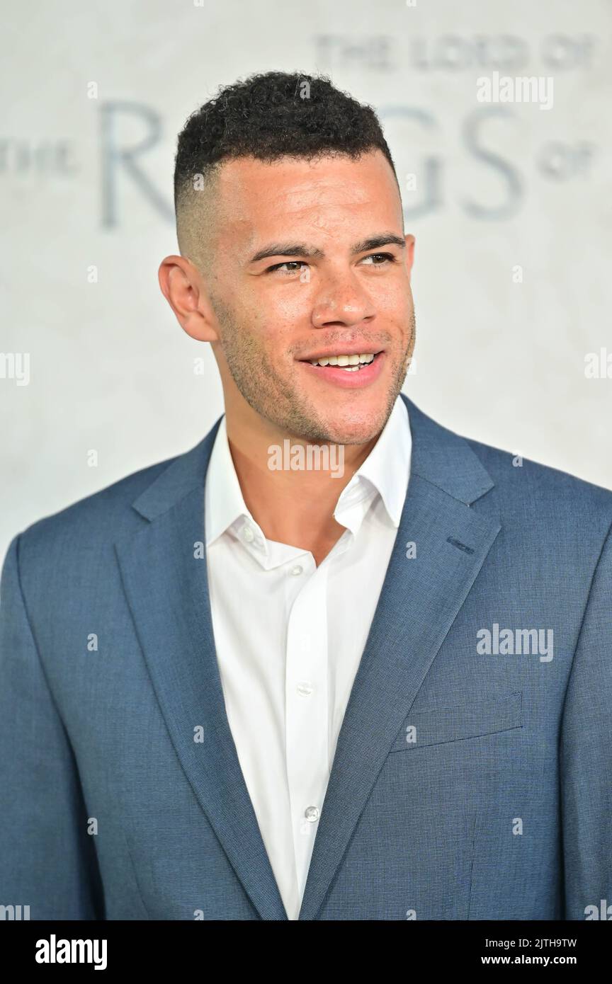 London, UK. - 30th August 2022. Julian Moore-Cook arrives at The Lord of the Rings: The Rings of Power' TV show premiere at the ODEON Luxe West End, Leicester square, London, UK. - 30th August 2022. Stock Photo