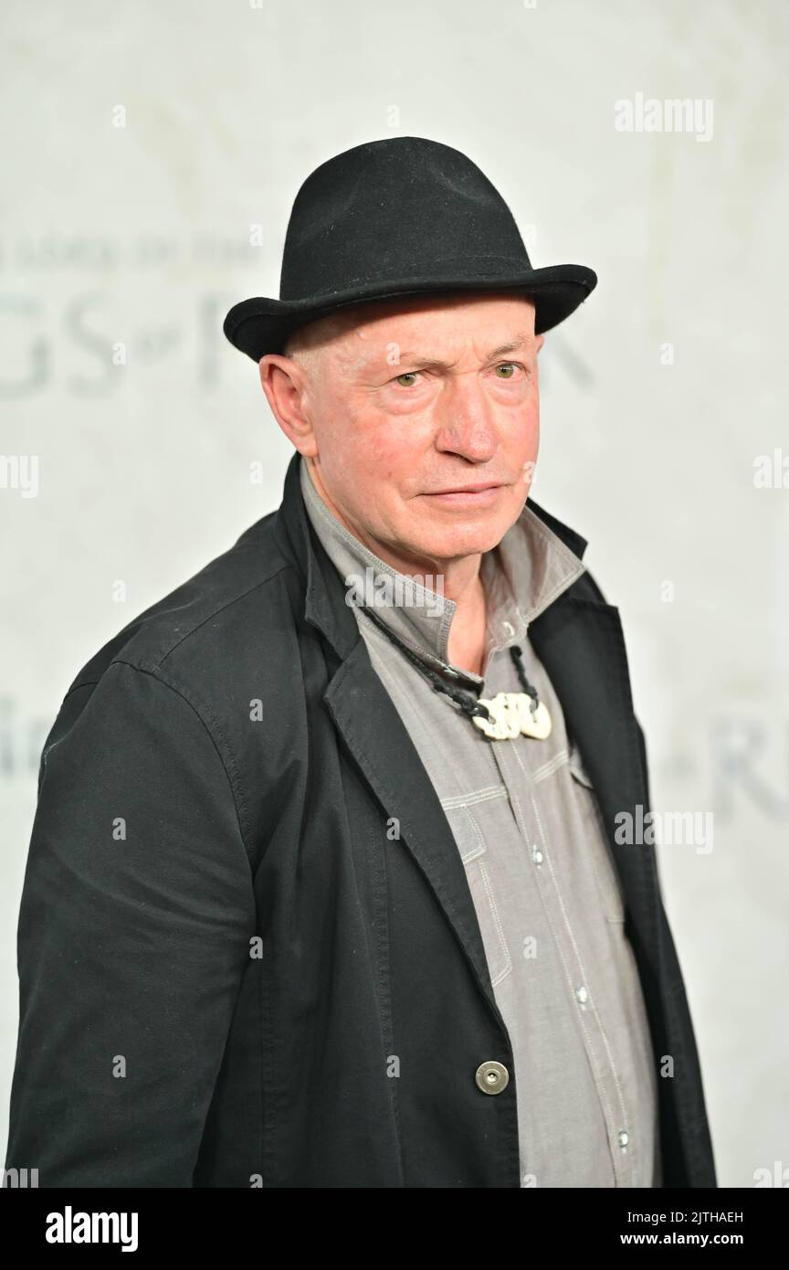 London, UK. - 30th August 2022. Peter Tait arrives at The Lord of the Rings: The Rings of Power' TV show premiere at the ODEON Luxe West End, Leicester square, London, UK. - 30th August 2022. Stock Photo