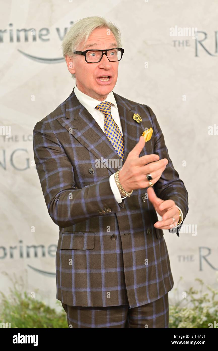 London, UK. - 30th August 2022. Paul Feig arrives at The Lord of the Rings: The Rings of Power' TV show premiere at the ODEON Luxe West End, Leicester square, London, UK. - 30th August 2022. Stock Photo