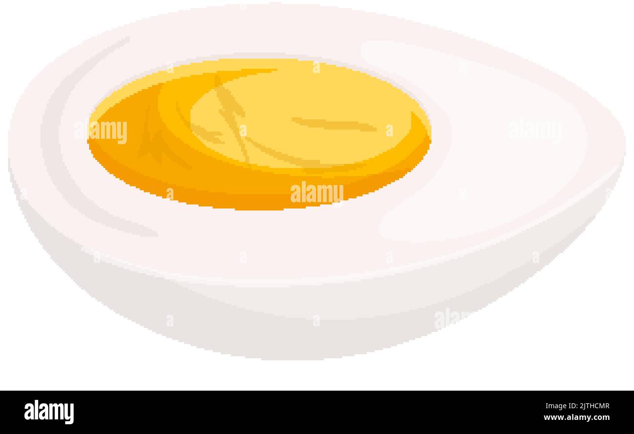 boiled egg cartoon vector illustration Stock Vector Image & Art Alamy